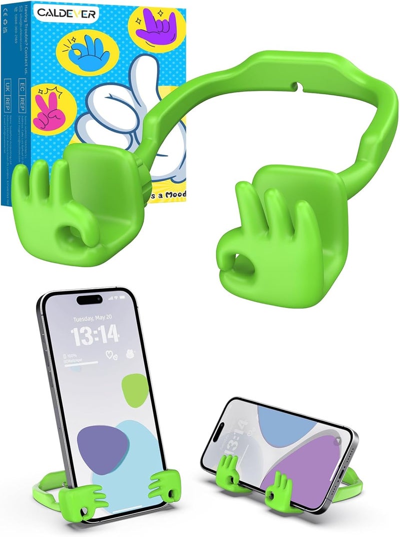 CALDEVER Valentines Day Gifts for Teens Boys Girls Kids Men Women Adults: Cell Phone Stand Gifts for Easter Kids Patented OK Phone Holder for Desk Teenage Son Birthday Funny Gift Cool Gadgets Who Want Nothing - Image 1